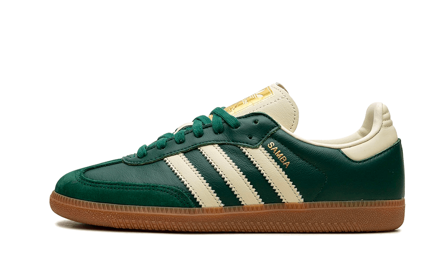 Adidas Samba OG Collegiate Green, Collegiate Green/Cream White/Gold Metallic (IE0872)