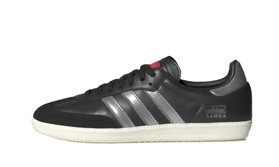 Adidas Samba OG Core Black Silver Metallic, Core Black/Silver Metallic/Off White (IF1825)