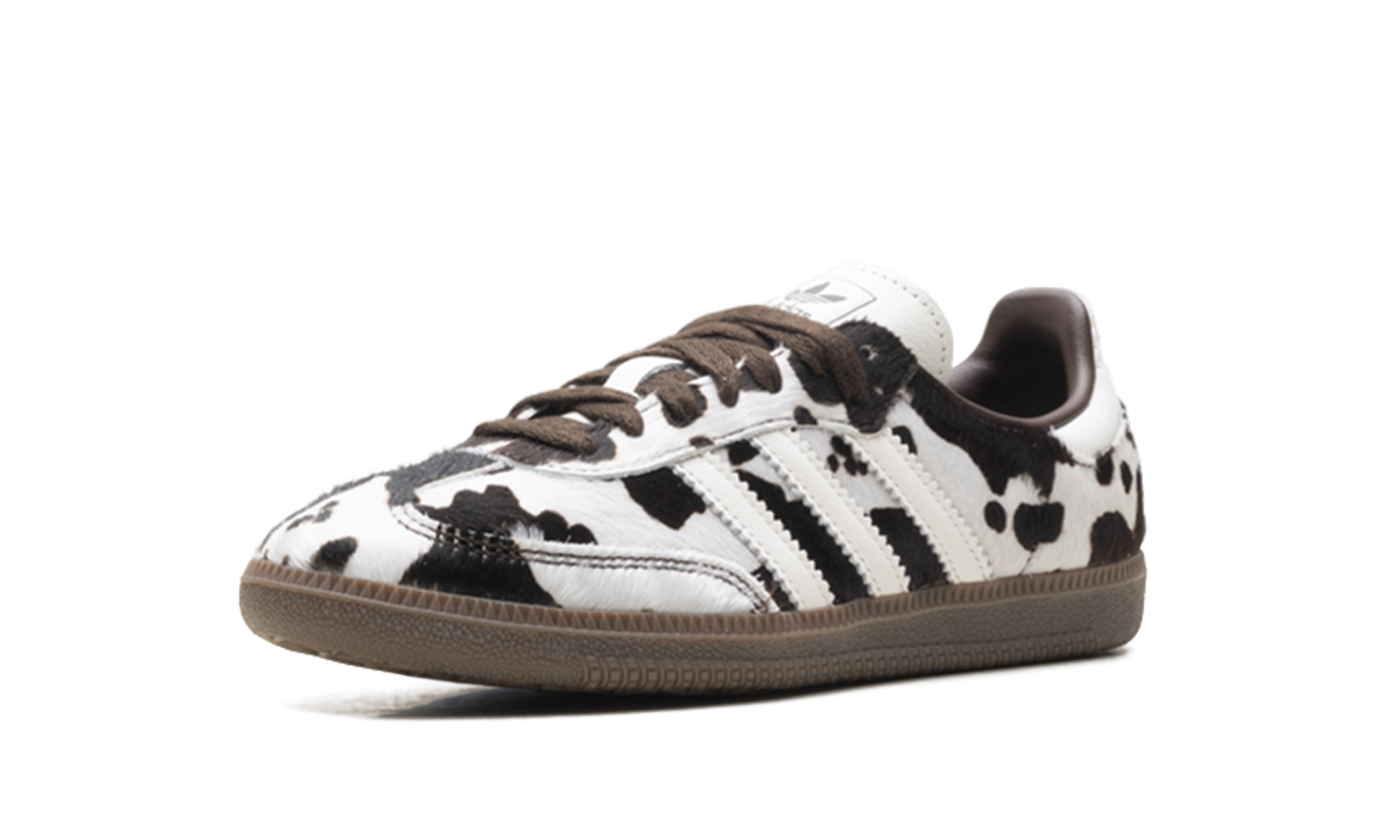 Adidas Samba OG Cow Print Dark Brown White