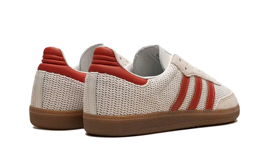 Adidas Samba OG Crystal White Preloved Red, Crystal White/Preloved Red/Gum (IG1380)