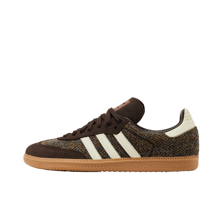 Adidas Samba OG Dark Brown Tweed, Dark Brown/Cream White/Gum (ID1450)