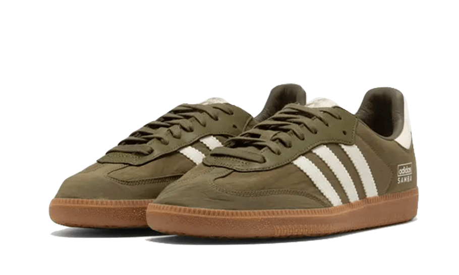 Adidas Samba OG Focus Olive Gum, Focus Olive F21/Wonder White F21/Gum (IE3440)