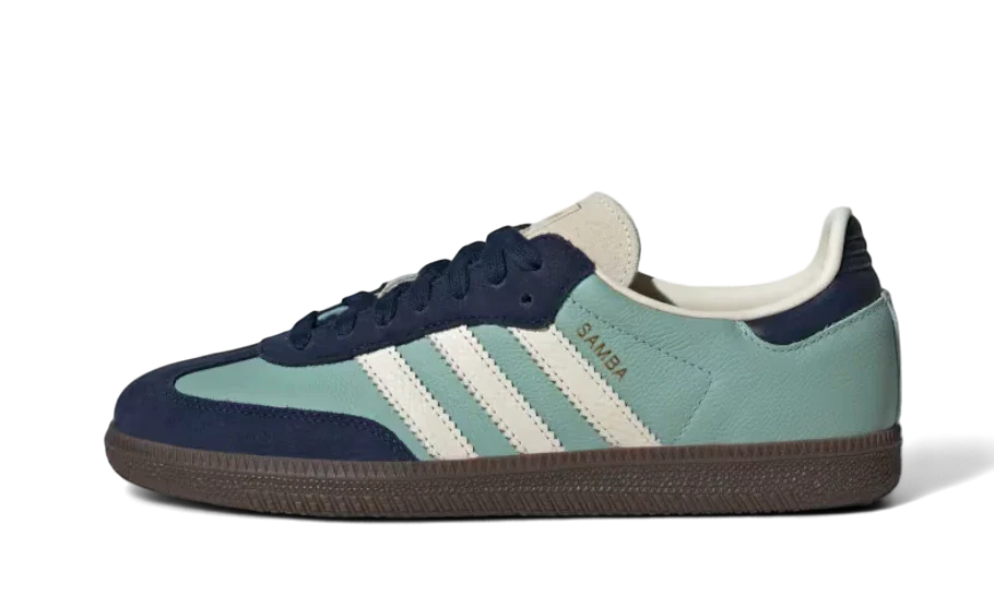 Adidas Samba OG Hazy Green Night Indigo, Hazy Green/Cream White/Night Indigo (JI4208)