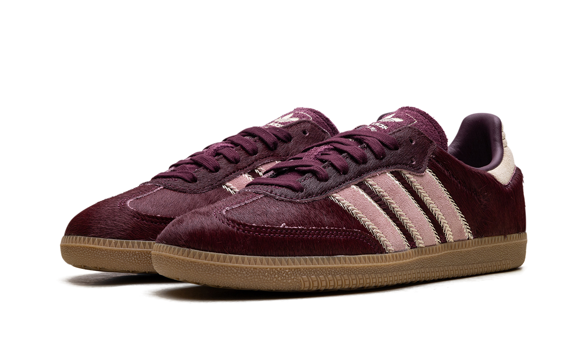 Adidas Samba OG Maroon Sand Strata Pony