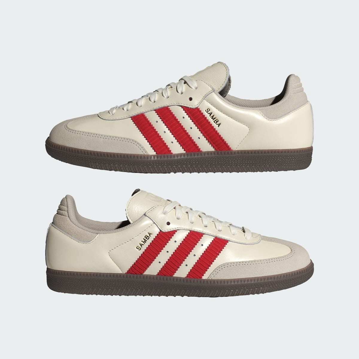 Adidas Samba OG Off White Better Scarlet