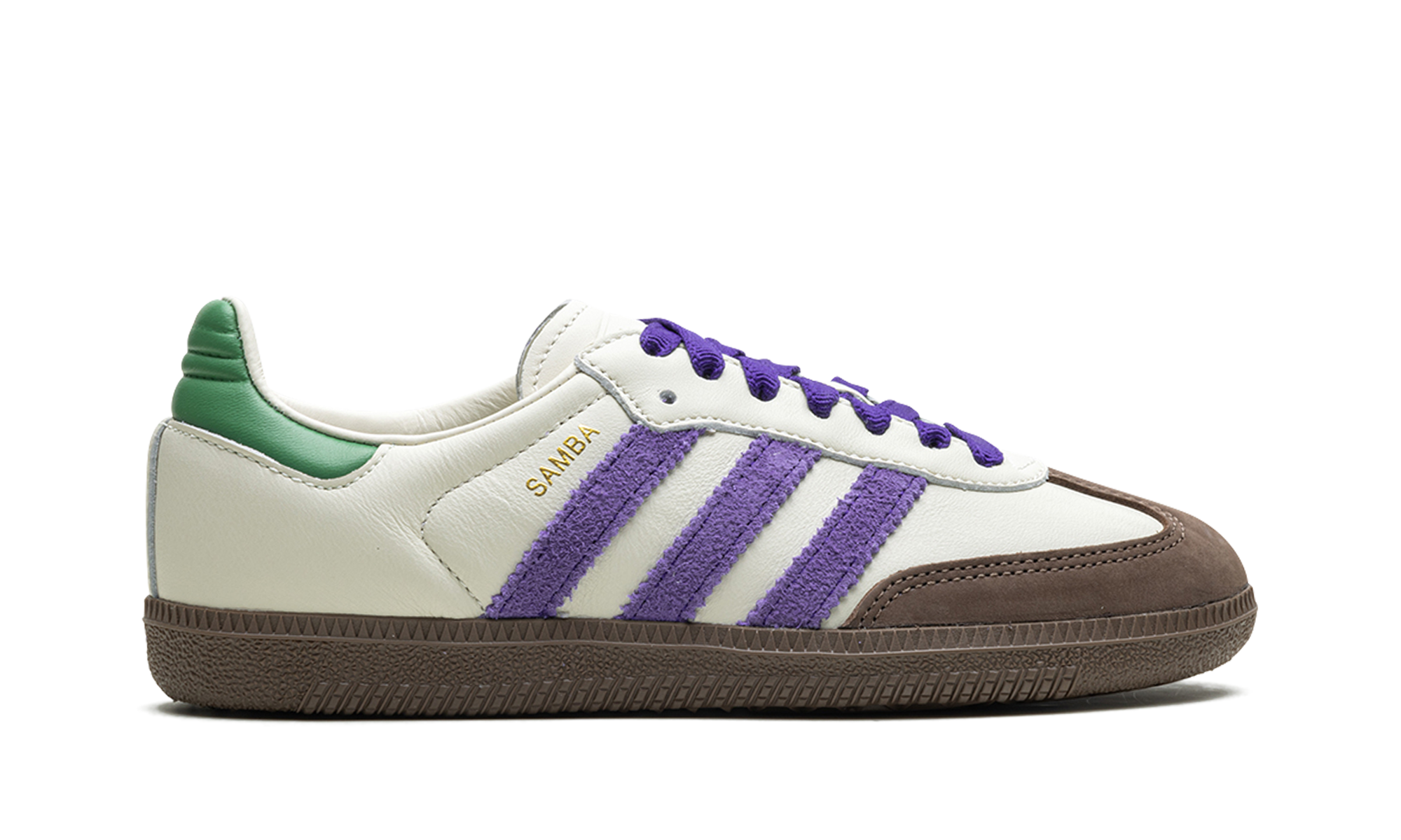 Adidas Samba OG Off White Core Purple Green Brown
