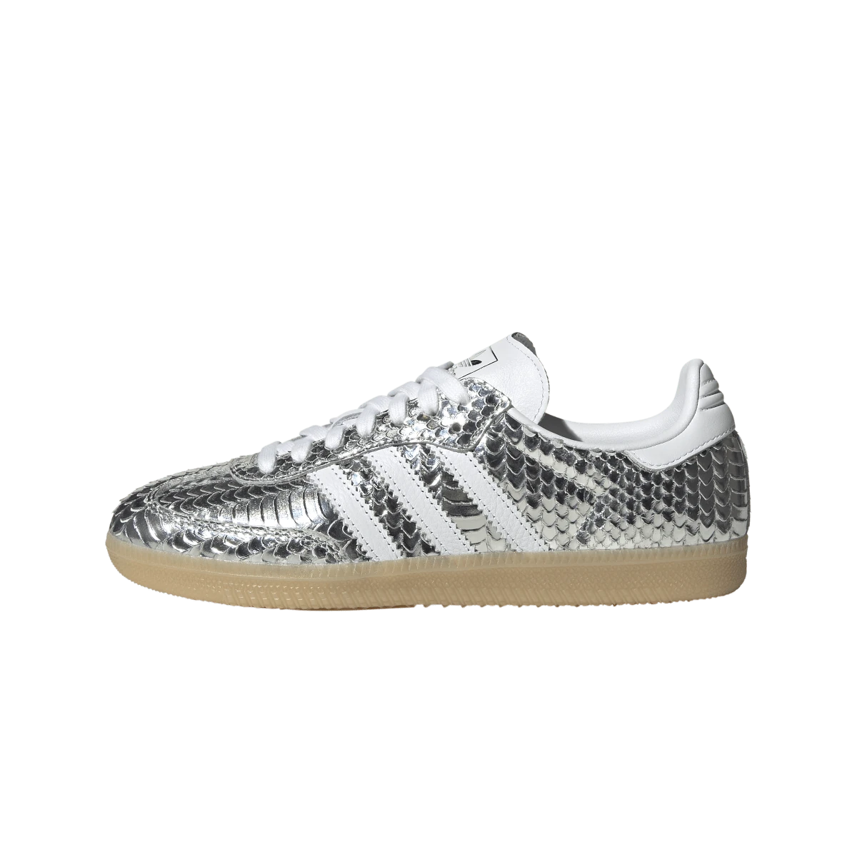 Adidas Samba OG Patent Snakeskin Silver Metallic
