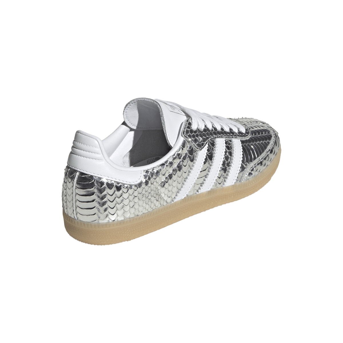 Adidas Samba OG Patent Snakeskin Silver Metallic