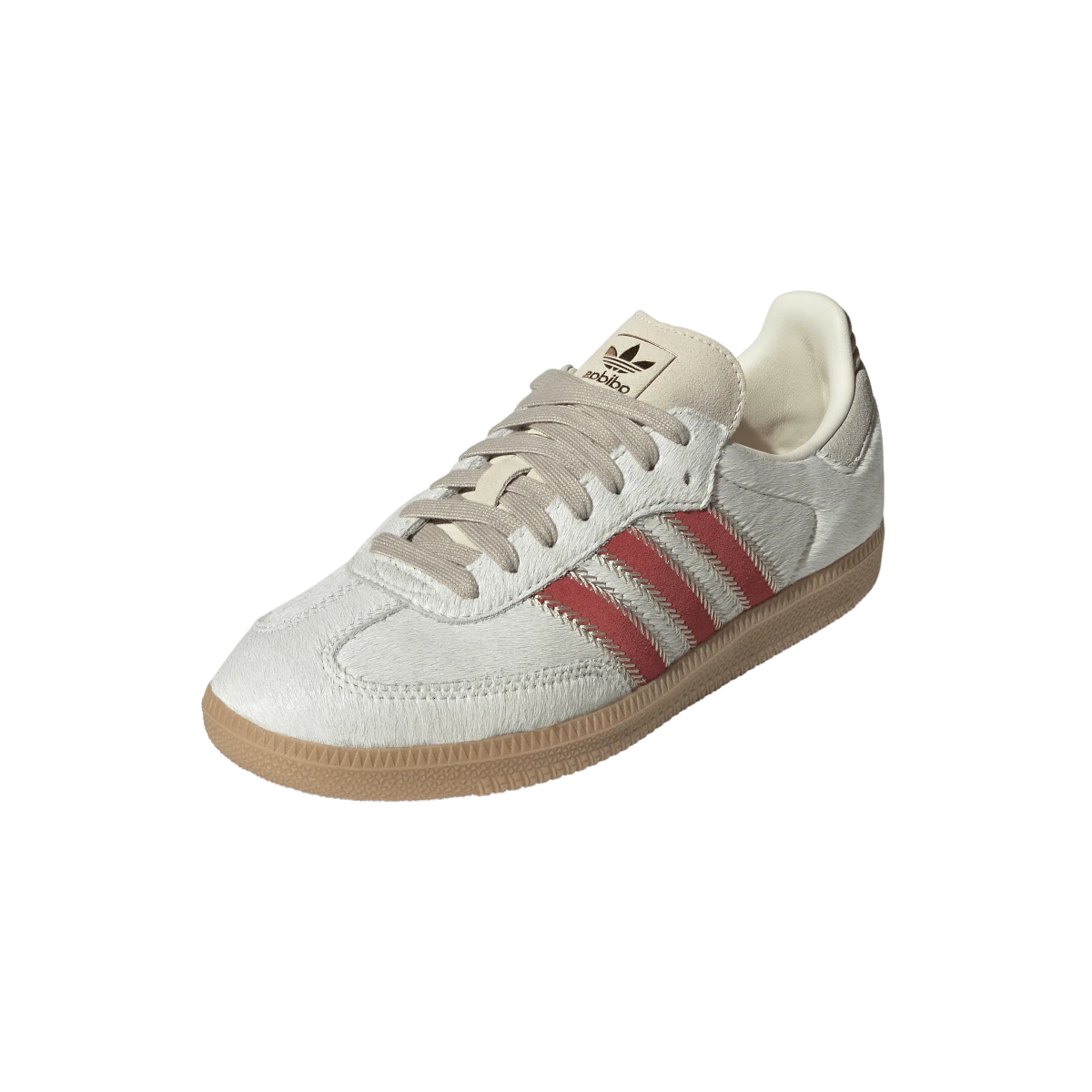Adidas Samba OG Pony Hair Wonder Beige Better Scarlet