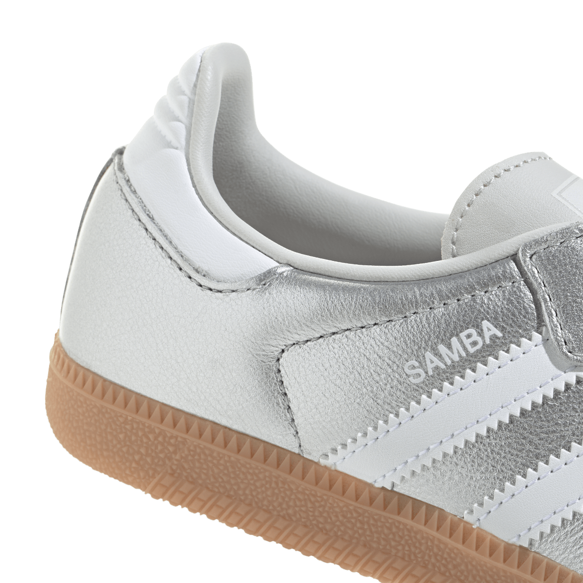 Adidas Samba OG Silver Metallic Cloud White Gum