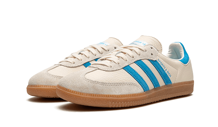 Adidas Samba OG Sporty & Rich Cream Blue, Cream White/Blue Rush/Gum (IE7096)