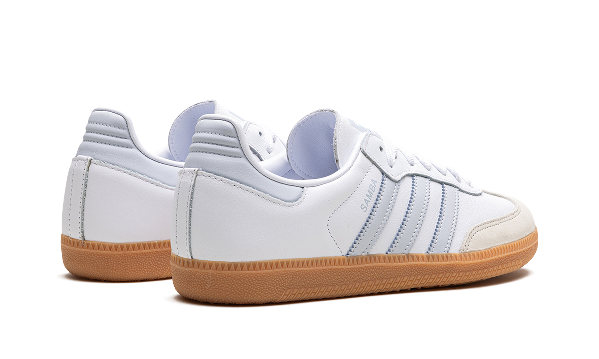 Adidas Samba OG White Halo Blue Gum
