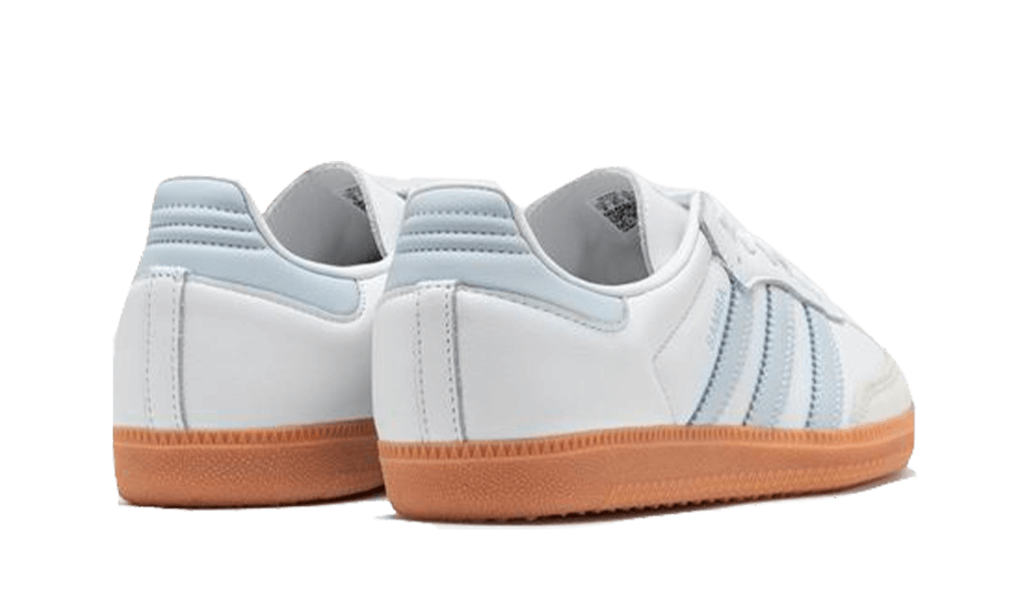 Adidas Samba OG White Halo Blue Gum, Cloud White/Halo Blue/Off White (IE0877)