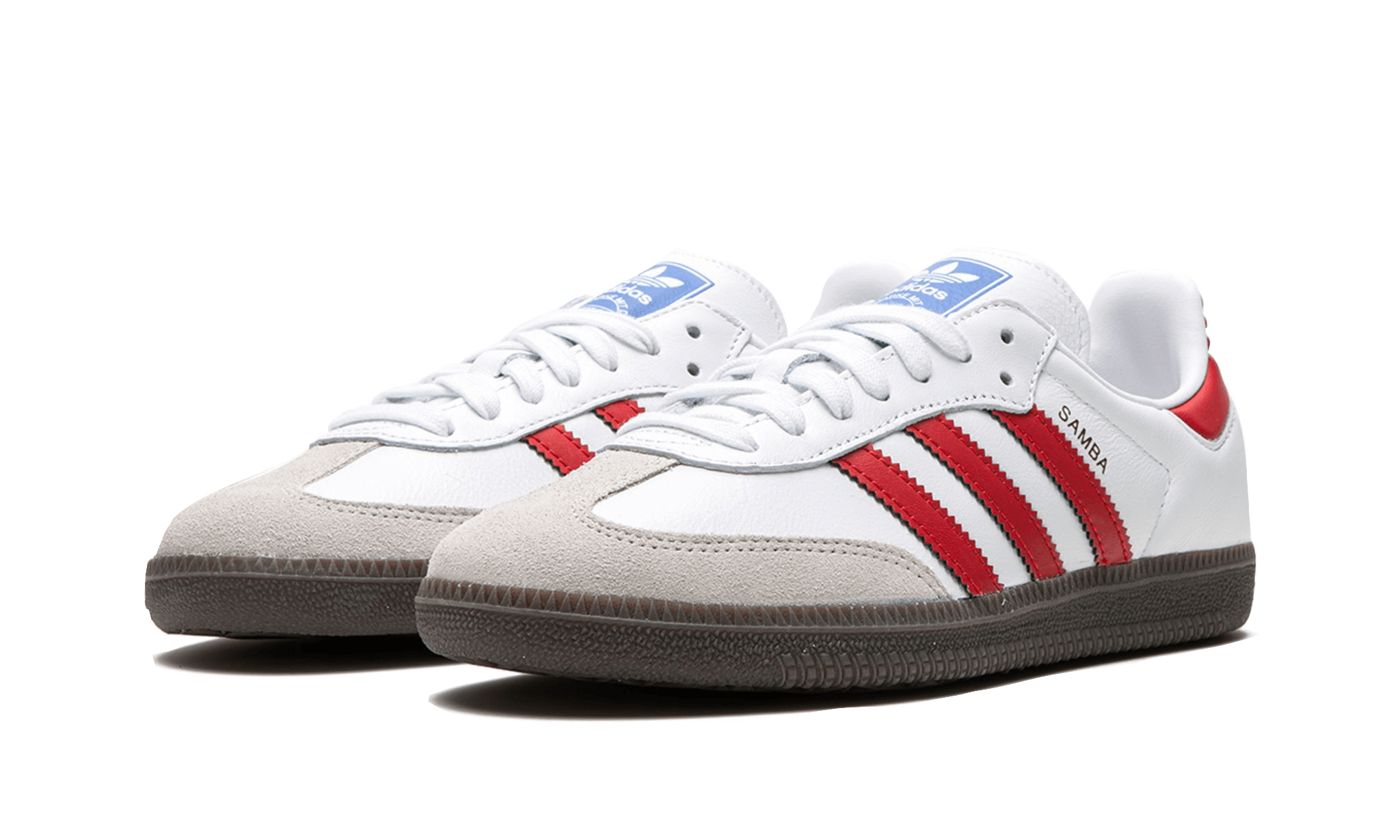 Adidas Samba OG White Better Scarlet, Footwear White/Better Scarlet/Supplier Color (IG1025)