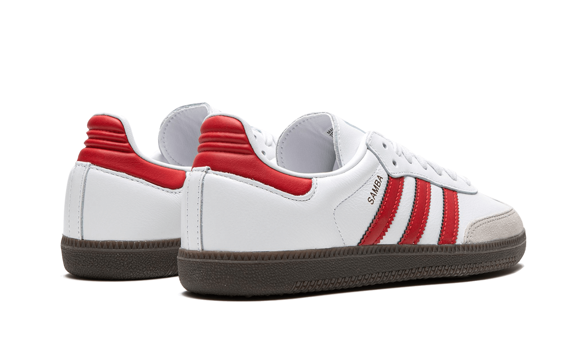 Adidas Samba OG White Better Scarlet, Footwear White/Better Scarlet/Supplier Color (IG1025)