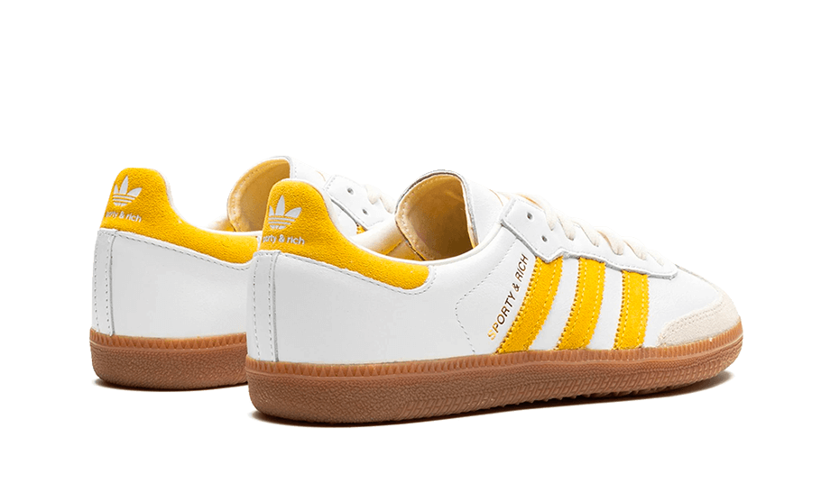 Adidas Samba Sporty & Rich White Bold Gold, Cloud White/Bold Gold/Cream White (IF5661)