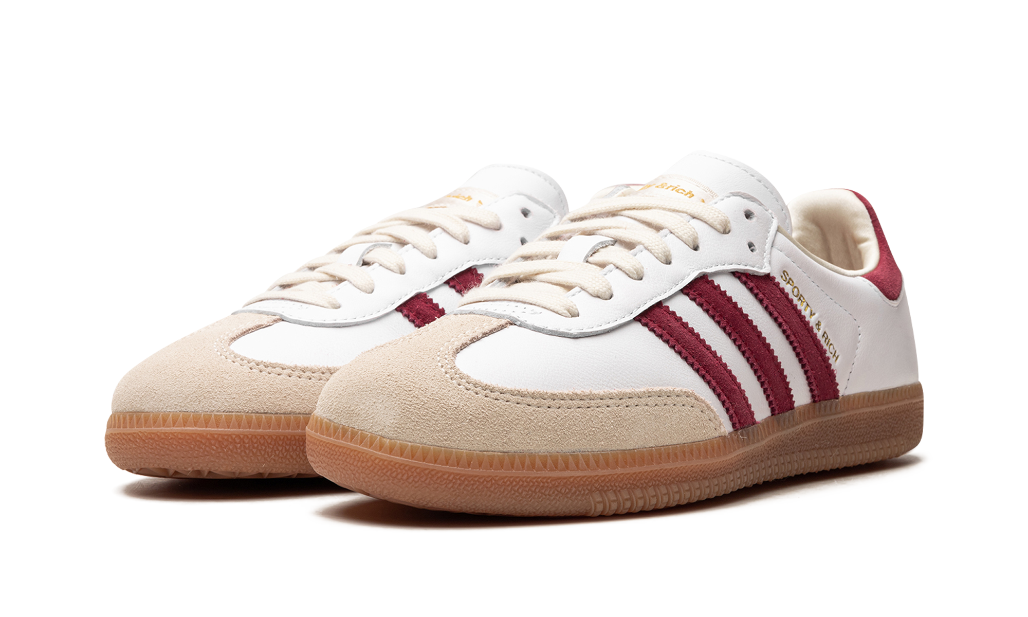 Adidas Samba Sporty & Rich White Collegiate Burgundy