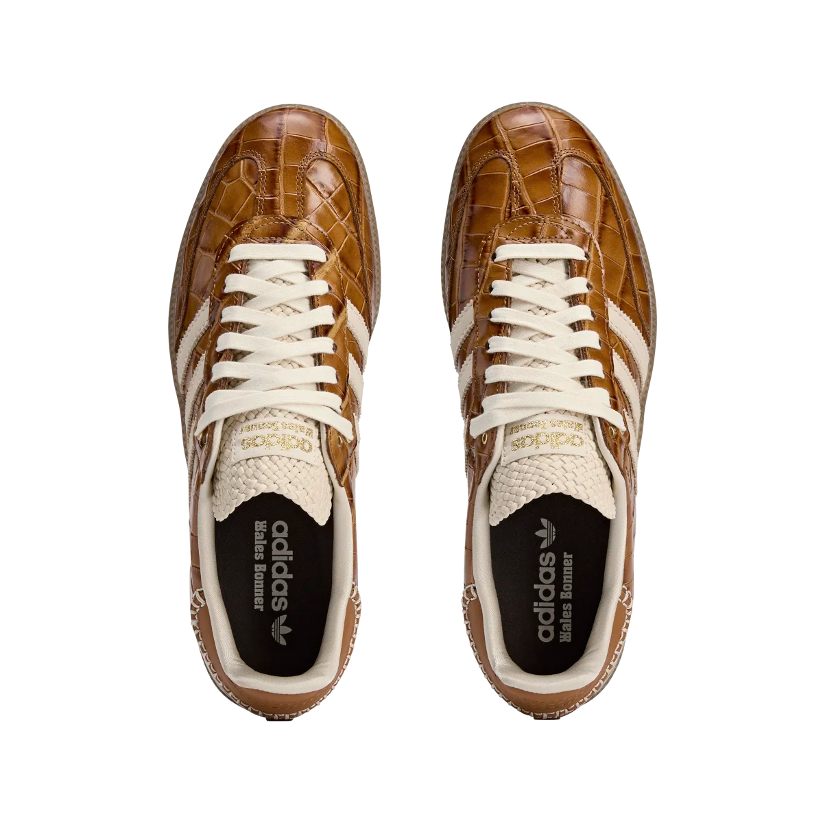 Adidas Samba Wales Bonner Brown Croc, Supplier Color/Wonder White/Night Brown (JH9826)