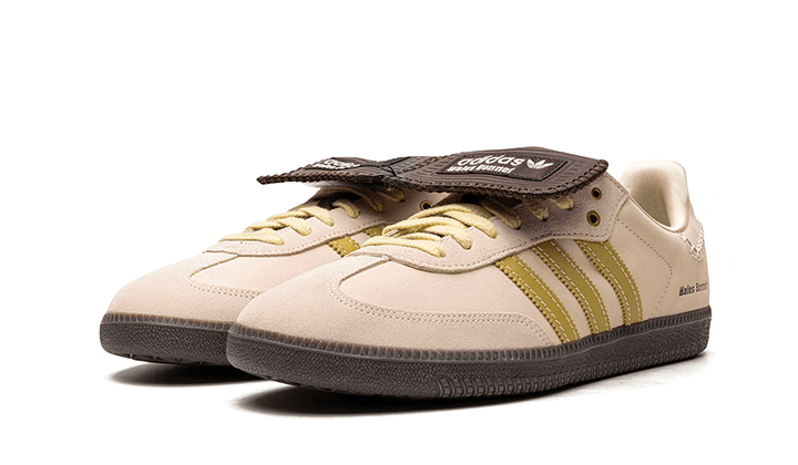 Adidas Samba Wales Bonner Ecrtin Brown, Brown/Ecru Tint/Aluminum Yellow (ID0217)