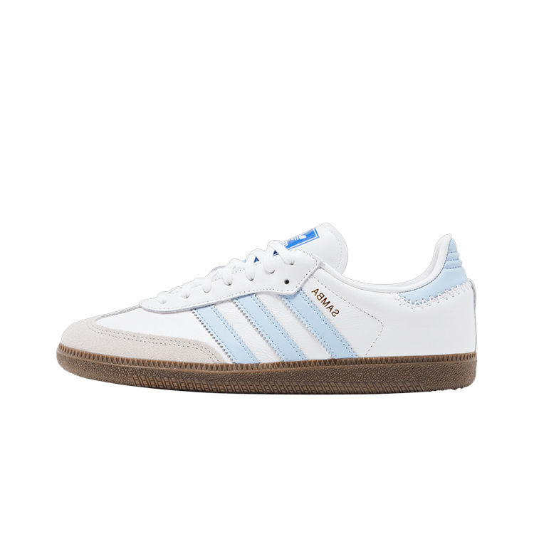 Adidas Samba White Clear Sky, Footwear White/Clear Sky/Blue (JI2009)