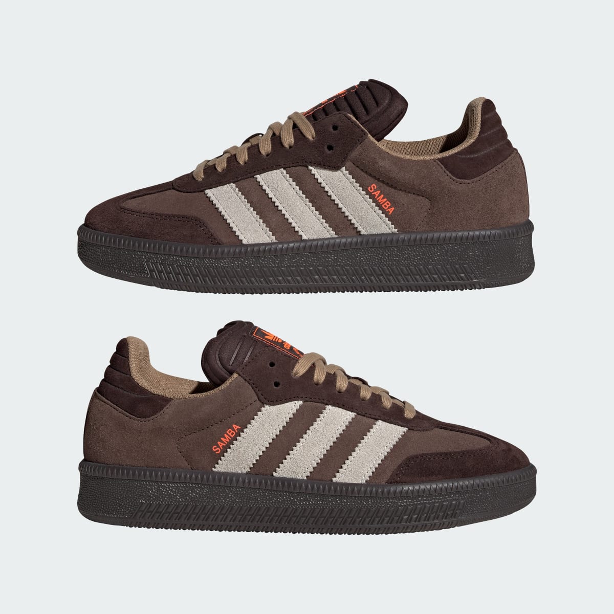 Adidas Samba XLG Brown Alumina Aurora Coffee