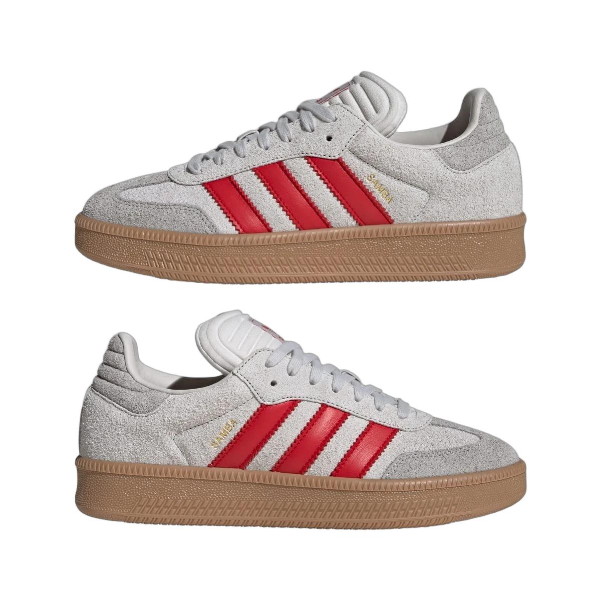 Adidas Samba XLG Grey One Better Scarlet Gum