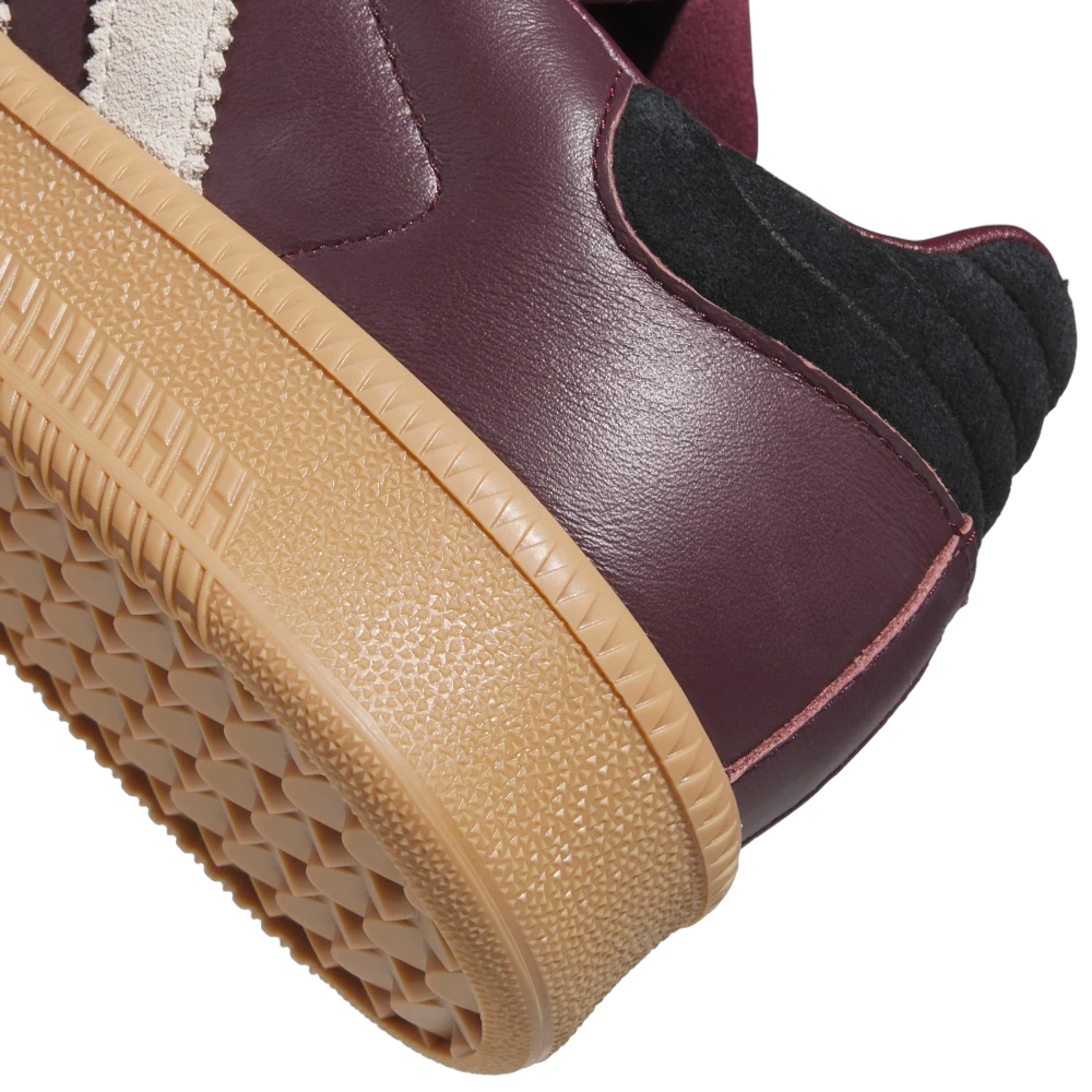 Adidas Samba XLG Maroon, Black/Maroon/Grey (JQ2388)