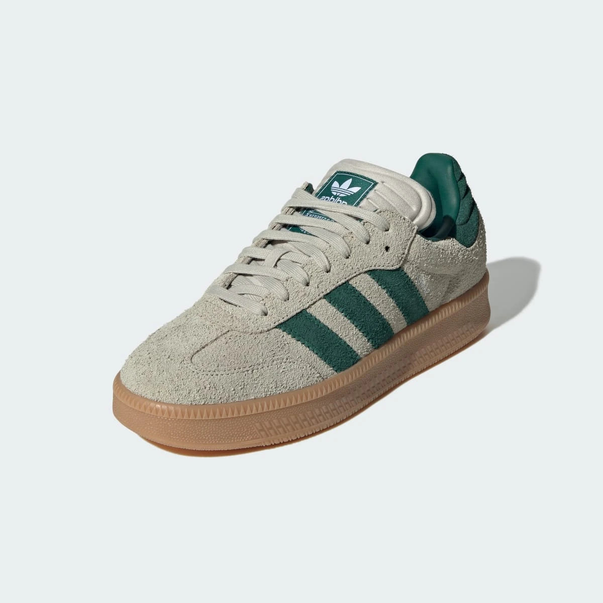 Adidas Samba XLG Putty Grey Collegiate Green, Putty Grey/Collegiate Green/Gum (JI3197)