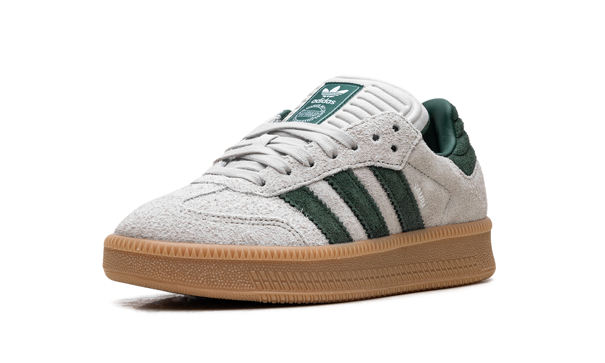 Adidas Samba XLG Putty Grey Collegiate Green