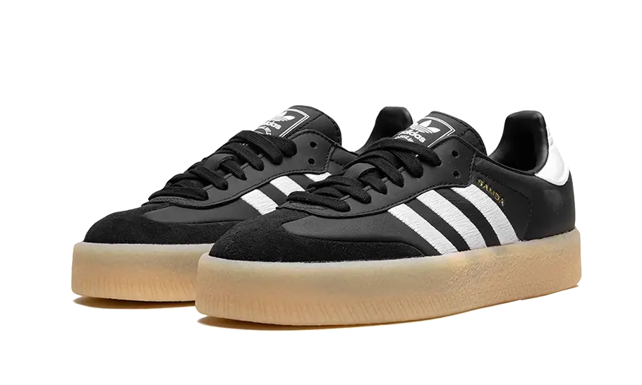 Adidas Sambae Black White Gum, Core Black/Core Black/Cloud White (ID0436)