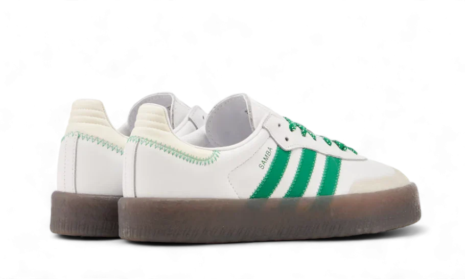 Adidas Sambae Cloud White Green, Cloud White / Green / Off White (IE9105)