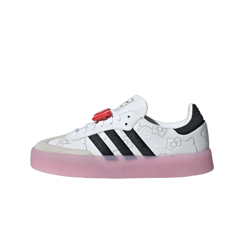 Adidas Sambae Hello Kitty, White/Core Black/Clear Pink (IG4450)