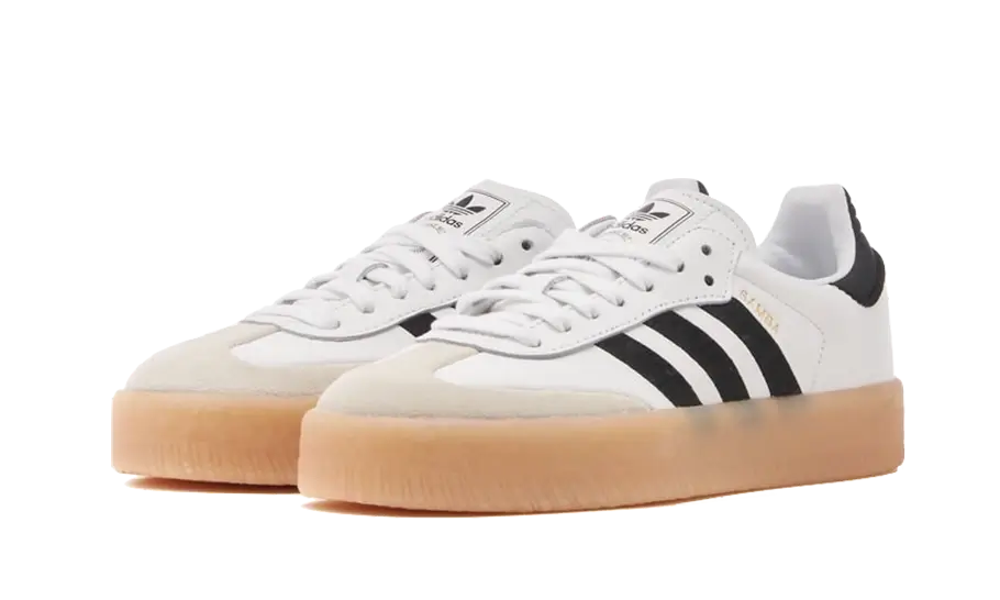 Adidas Sambae White Black Gum, Cloud White/Cloud White/Core Black (IG5744)