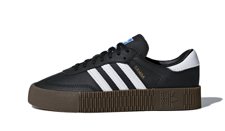 Adidas Sambarose Black White Gum, Core Black/Cloud White/Gum (B28156)