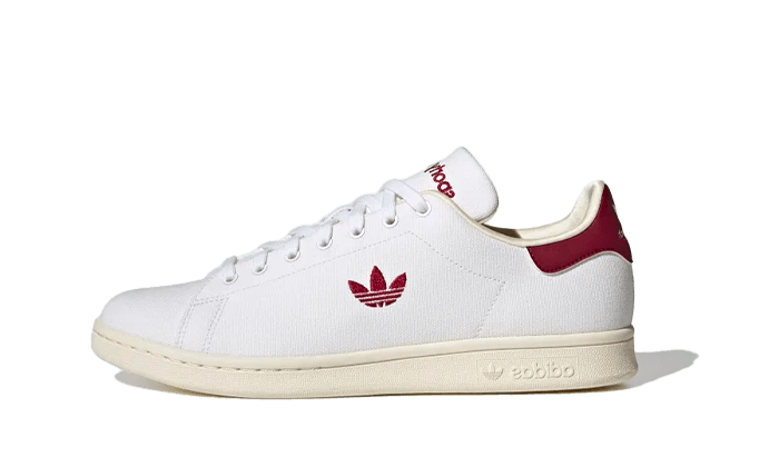 Adidas Stan Smith Sporty & Rich White Merlot, Cloud White/Collegiate Burgundy/Off White (HQ6073)