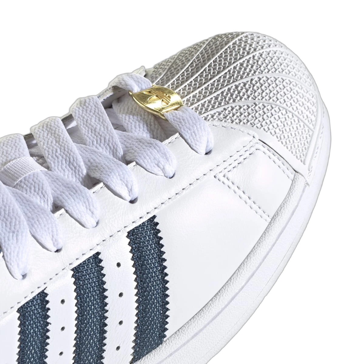 Adidas Superstar 2 Cloud White Crew Navy Gold Metallic