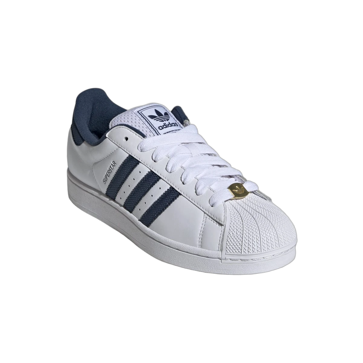 Adidas Superstar 2 Cloud White Crew Navy Gold Metallic