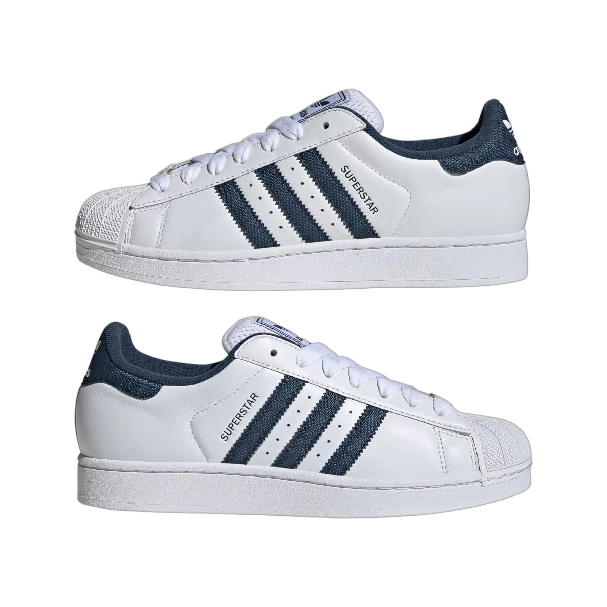 Adidas Superstar 2 Cloud White Crew Navy Gold Metallic
