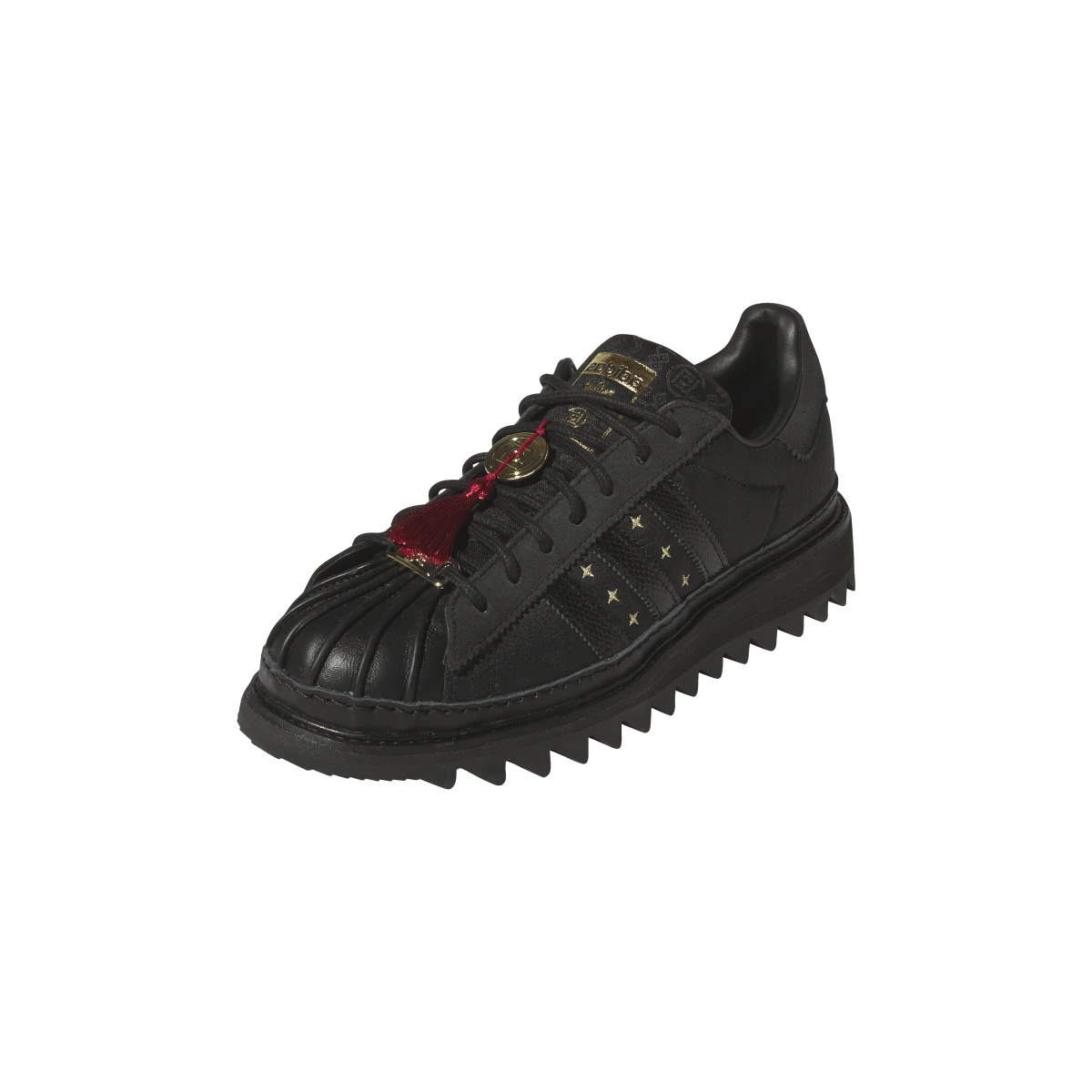 Adidas Superstar CLOT By Edison Chen Chinese New Year, Core Black/Carbon/Gold Metallic (JR5114)