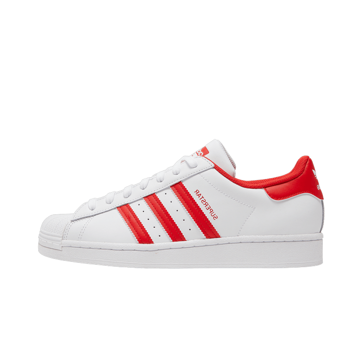 Adidas Superstar Cloud White Vivid Red, Cloud White/Vivid Red/Cloud White (GZ3741)