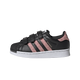 Adidas Superstar Comfort Closure Core Black Gold Metallic (PS)