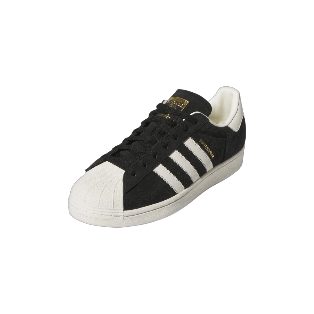 Adidas Superstar Core Black Off White Gold Metallic