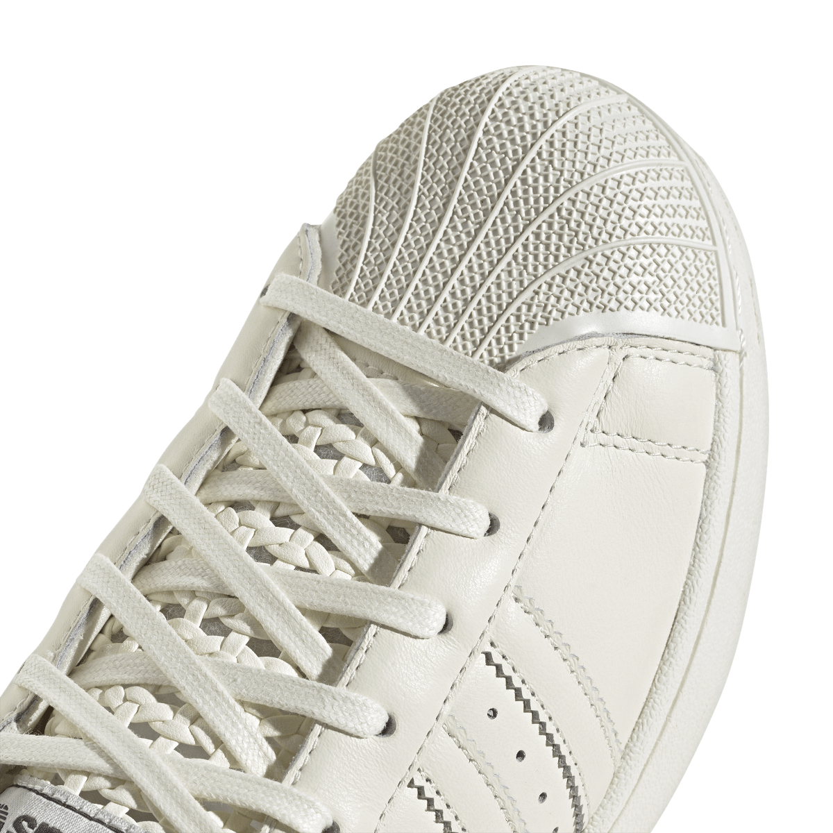 Adidas Superstar II Basketweave Tongue Off White