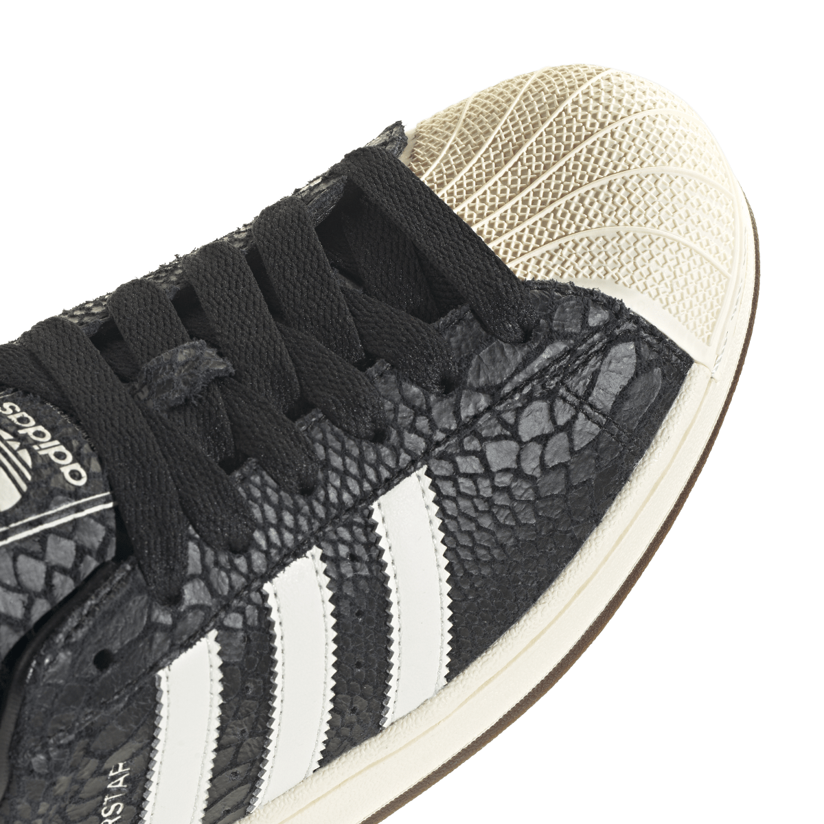 Adidas Superstar II Black Croc Cream White