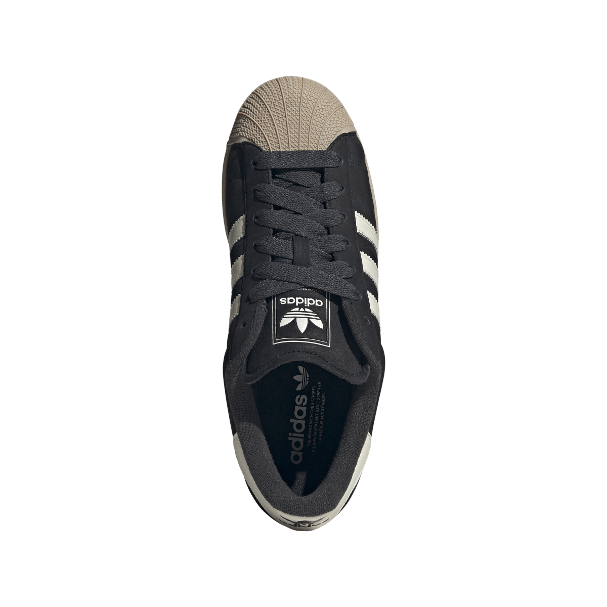 Adidas Superstar II Black Off White Stone Khaki