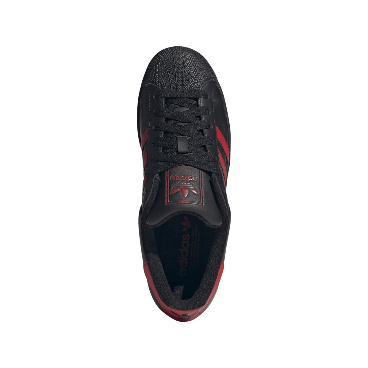 Adidas Superstar II Black Scarlet