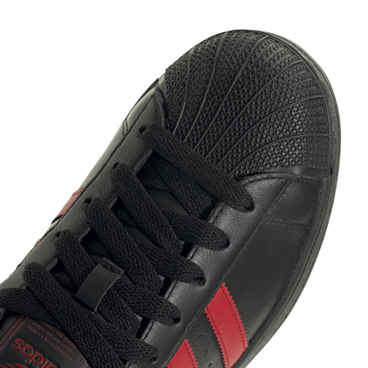 Adidas Superstar II Black Scarlet