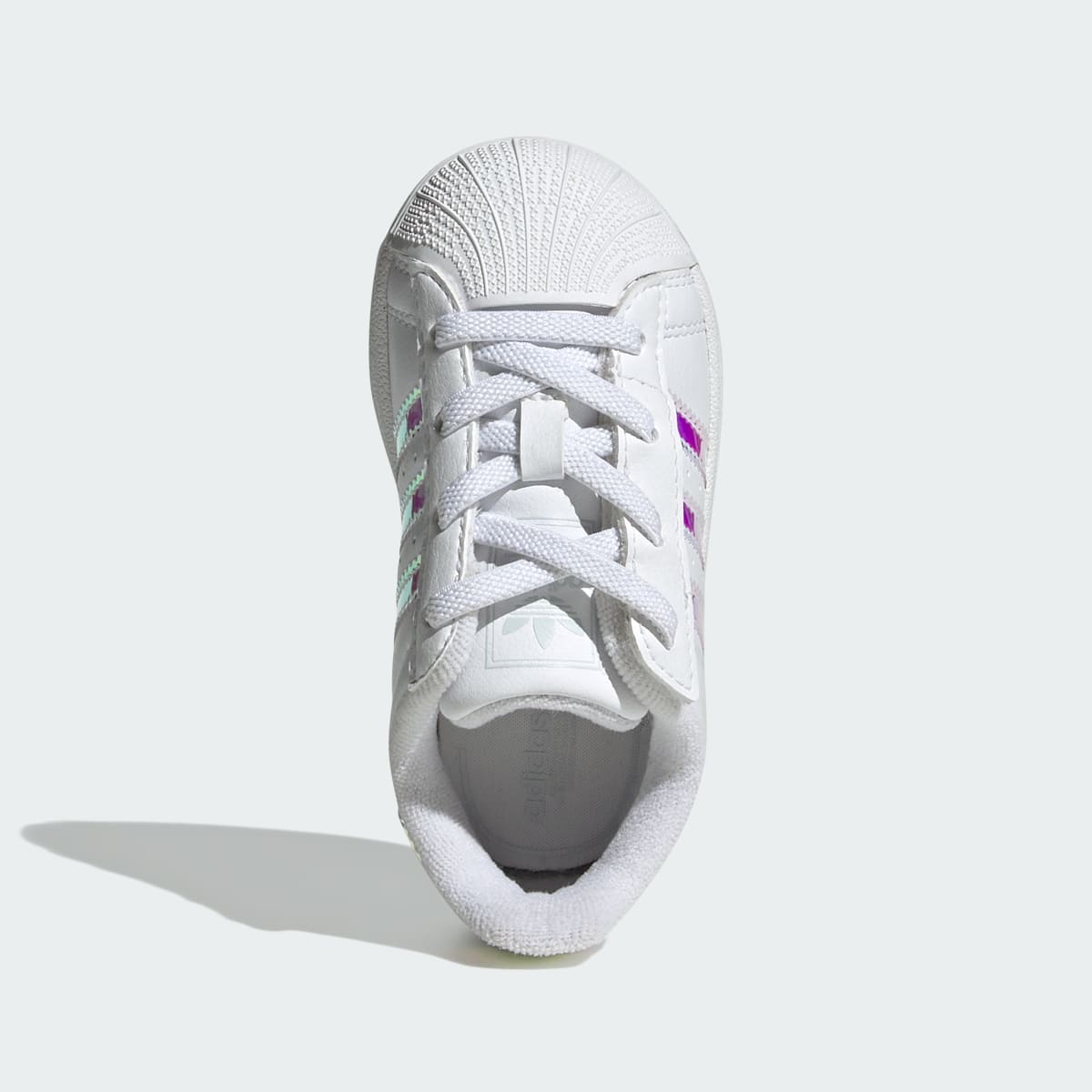 Adidas Superstar II Comfort Closure White Iridescent Stripes (TD)