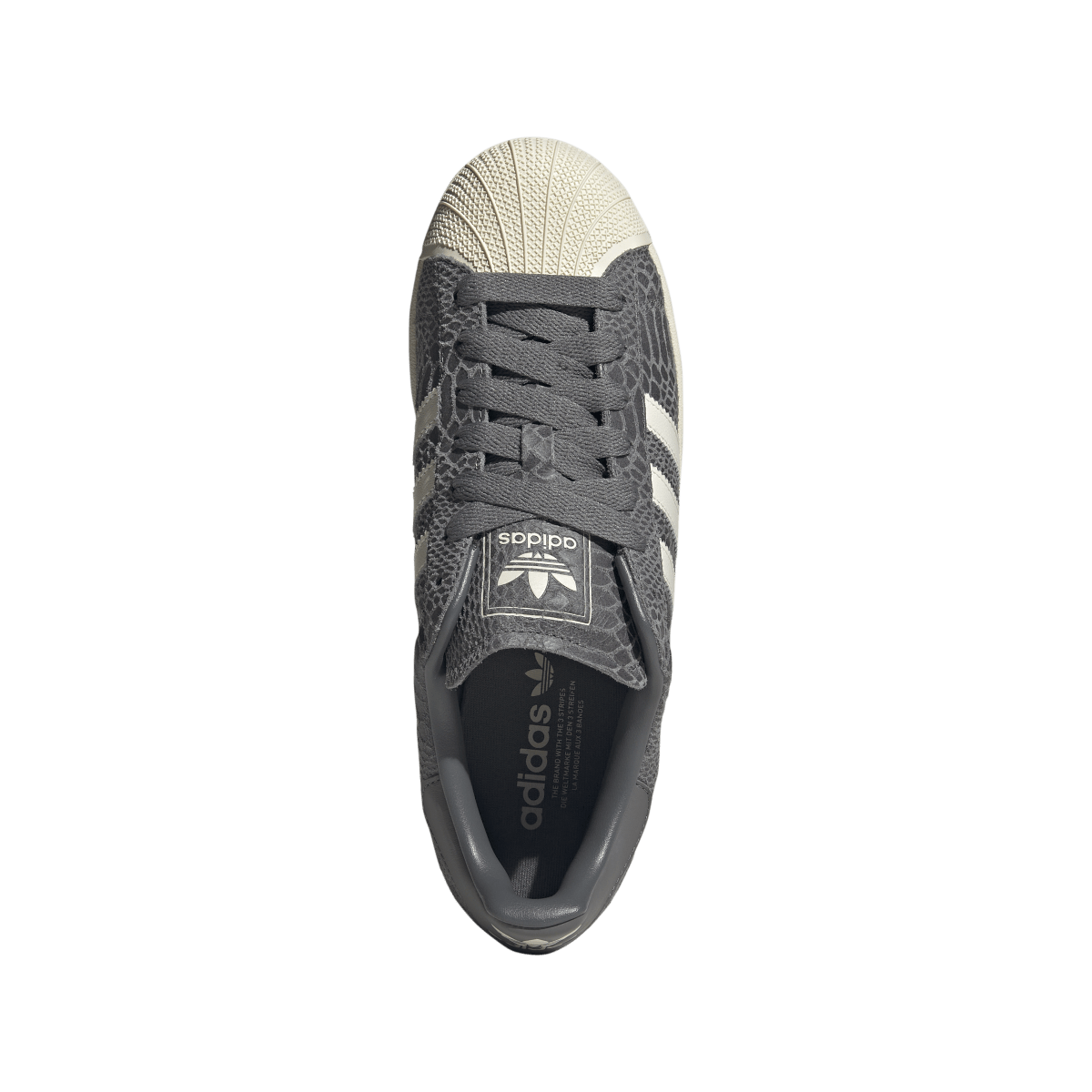 Adidas Superstar II Grey Croc Cream White