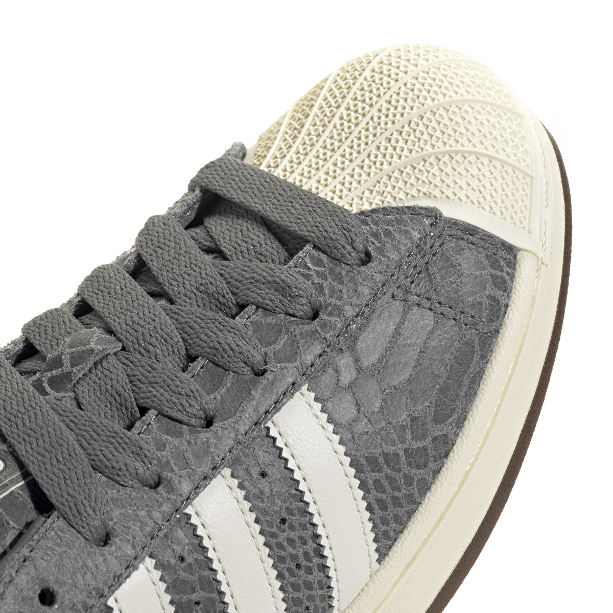 Adidas Superstar II Grey Croc Cream White